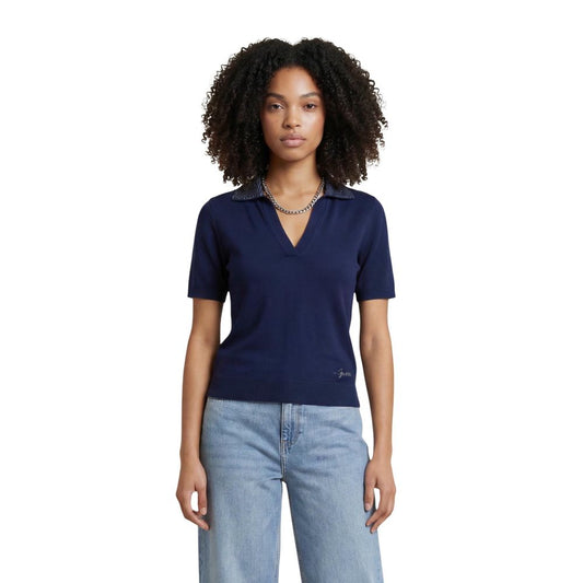 Guess Blue Wool T-Shirt