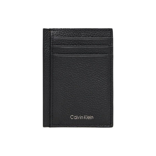 Calvin Klein Black Leather Cardholder