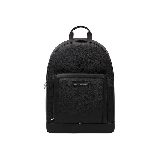 Tommy Hilfiger Black Polyethylene Backpack