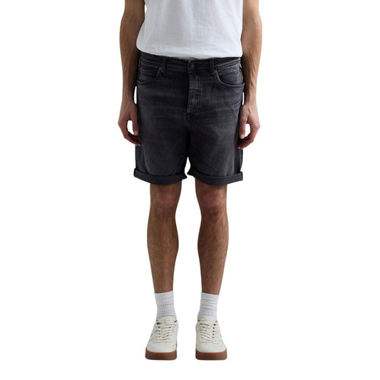 Replay Gray Cotton Bermuda Shorts