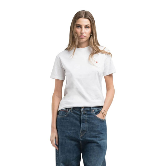 Replay White Cotton T-Shirt