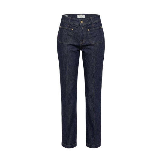 Replay Blue Cotton Mom Jeans