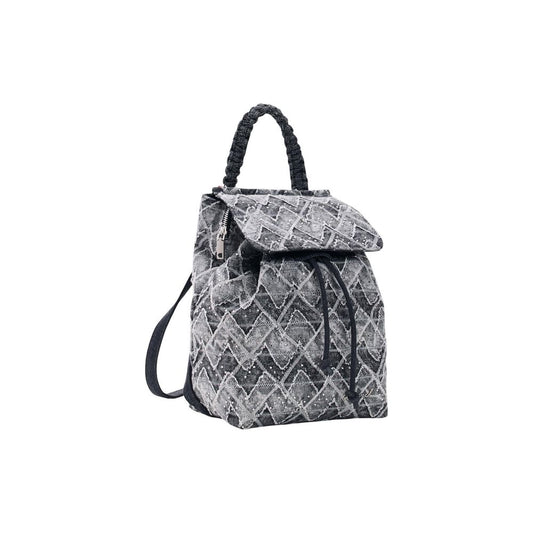 Desigual Black Polyester Backpack