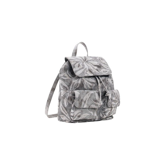 Desigual Gray Cotton Backpack