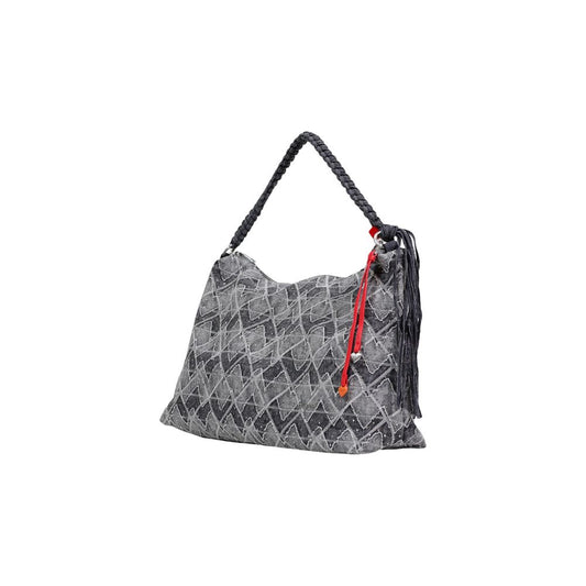 Desigual Blue Cotton Handbag