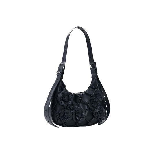 Desigual Black Cotton Handbag