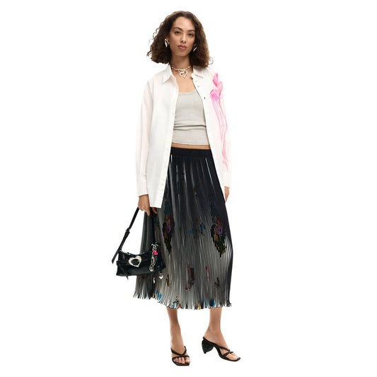 Desigual White Cotton Blouse