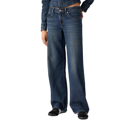 Levi's Blue Cotton Mom Jeans