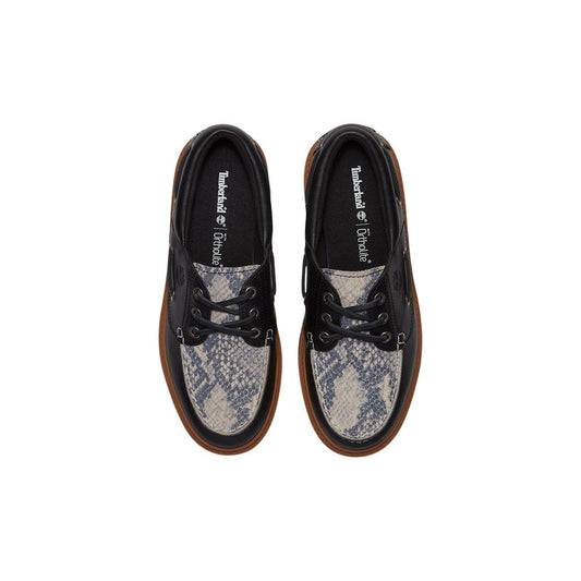 Timberland Black Leather Platform Pumps