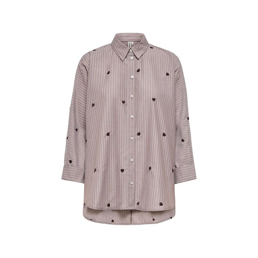 Only Brown Recycled Polyester Blouse