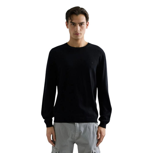 Replay Black Cotton Sweatshirt