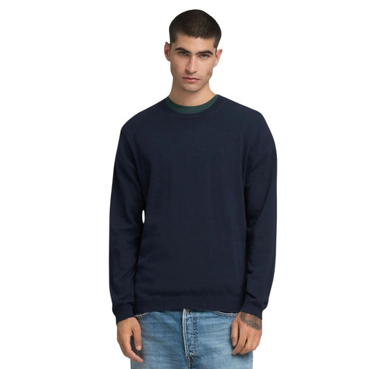 Replay Blue Cotton Sweatshirt