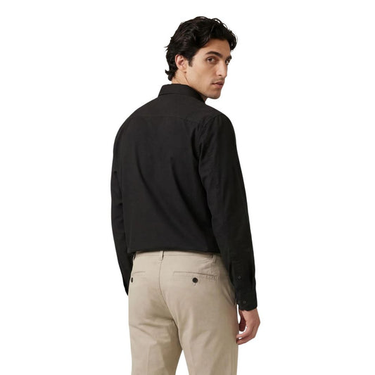 Calvin Klein Jeans Black Cotton Dress Shirt