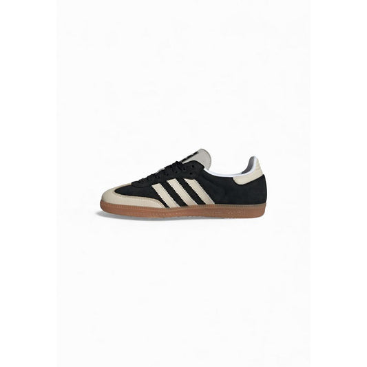 Adidas Originals Black Leather Low Top Sneakers