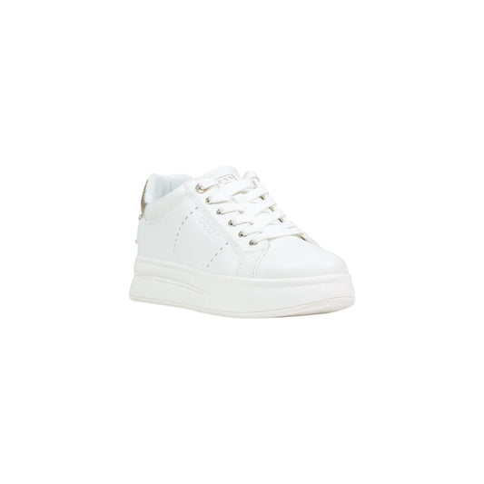 Guess White Polyethylene Platform Sneakers