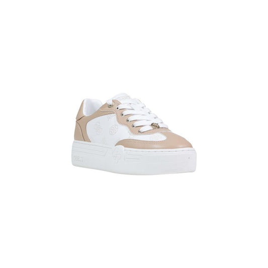 Guess Beige Polyethylene Low Top Sneakers