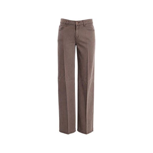 Guess Beige Lyocell Flared Pants