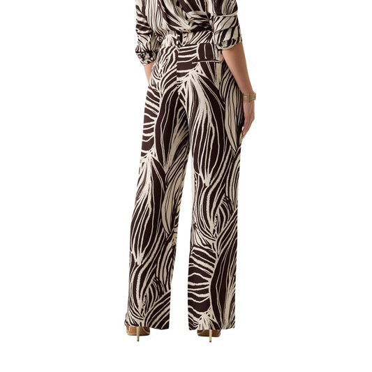 Guess Brown Viscose Casual Pants