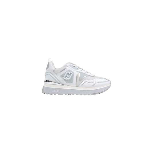 Liu Jo White Artificial Leather Chunky Sneakers