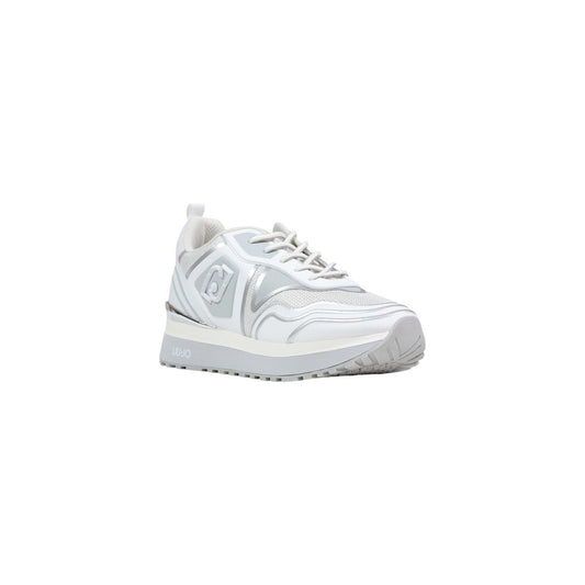 Liu Jo White Artificial Leather Chunky Sneakers