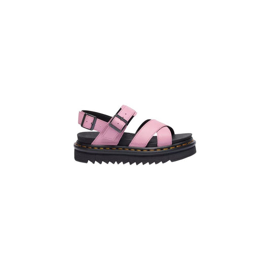 Dr. Martens Pink Leather Platform Sandals