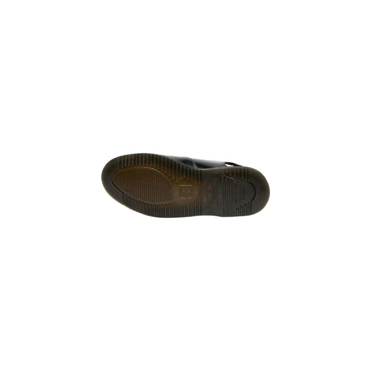 Dr. Martens Black Leather Flat Sandals