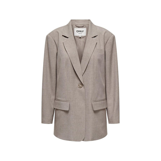 Only Beige Polyester Blazer