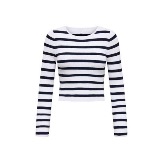 Only Blue Viscose Sweatshirt