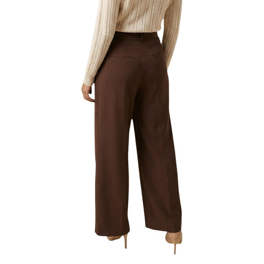 Only Brown Recycled Polyester Casual Pants