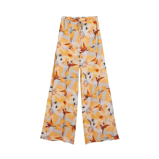 Desigual Orange Viscose Casual Pants