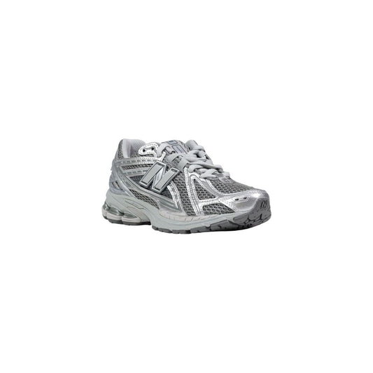 New Balance Silver Synthetic Athletic Sneakers