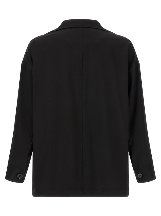 Y-3 Black Wool Blazer