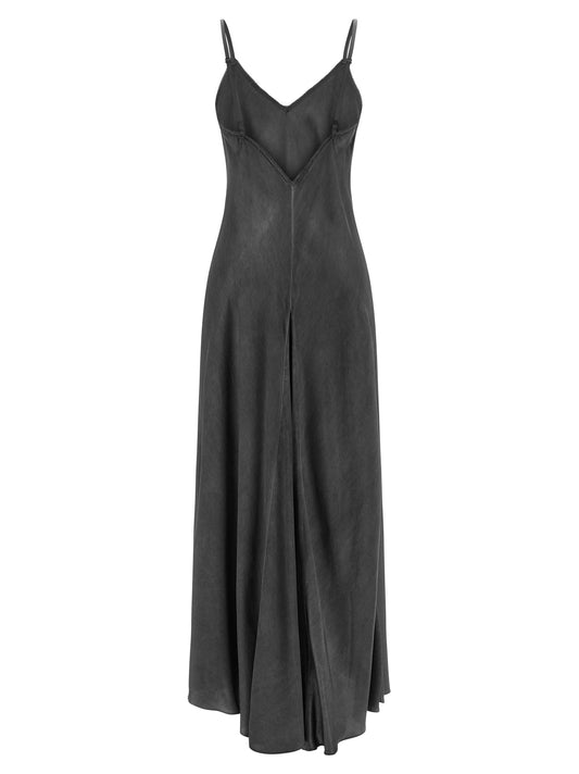 PINKO Black Viscose Long Dress