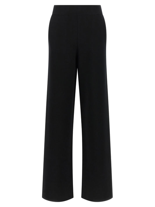 Max Mara Black Wool Casual Pants