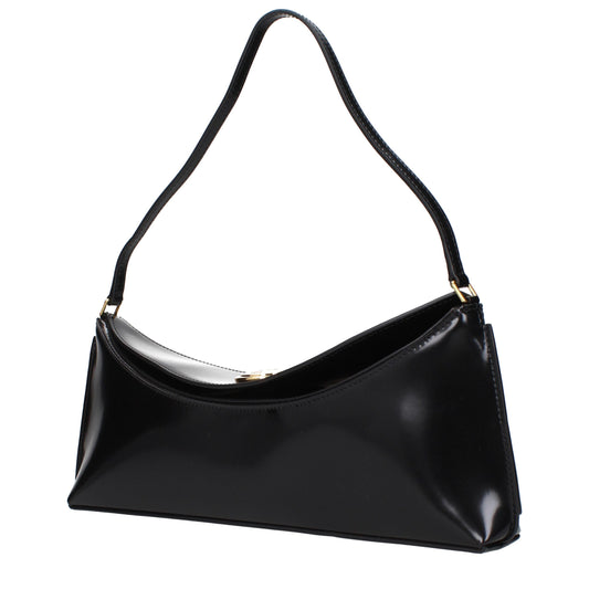 Jacquemus Black Leather Shoulder Bag