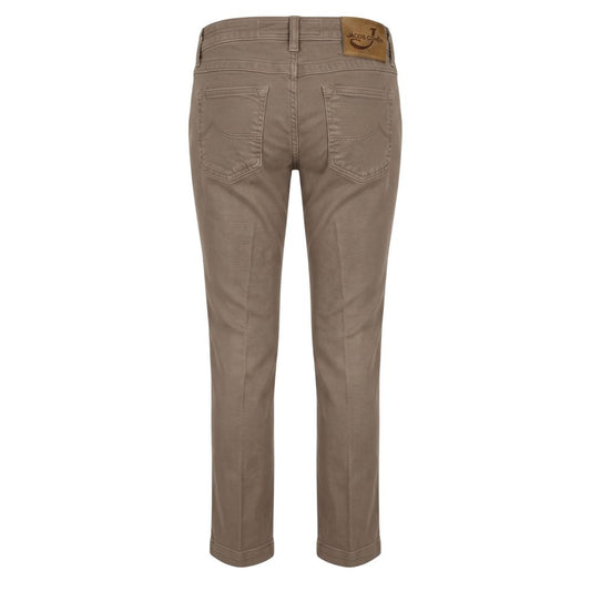 Jacob Cohen Brown Cotton Women Pants