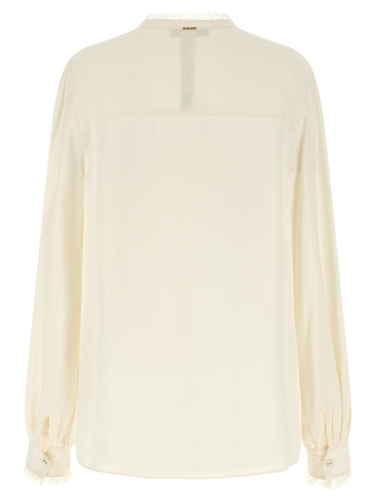 Twinset White Viscose Blouse