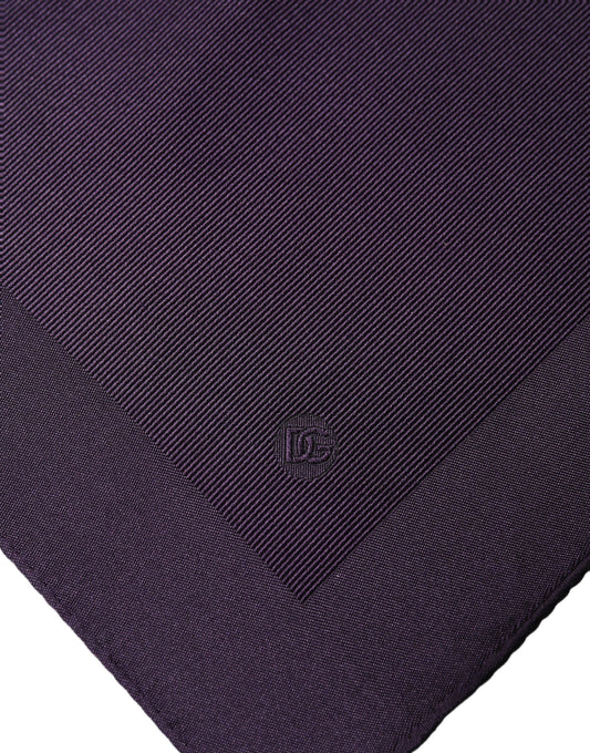 Dolce & Gabbana Men Purple Square Handerkerchief Pocket Scarf