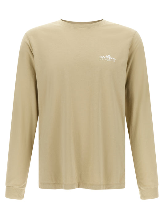 PATAGONIA Beige Cotton T-Shirt
