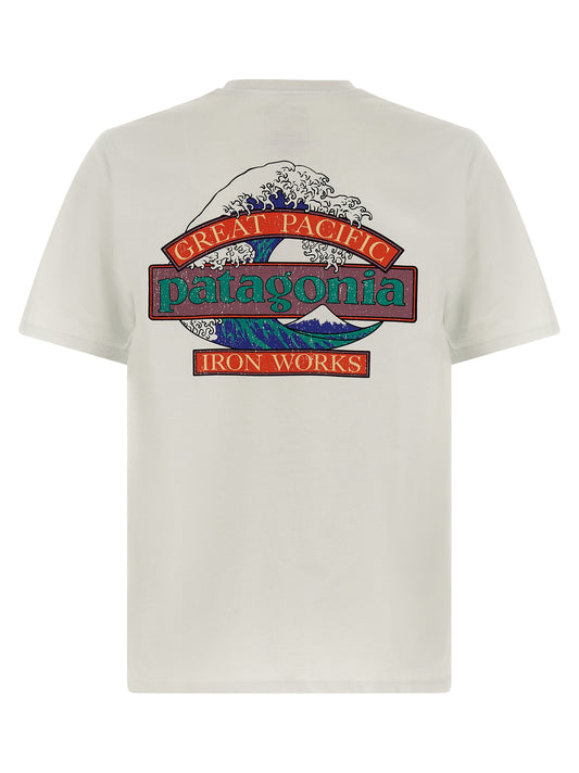 PATAGONIA White Cotton T-Shirt