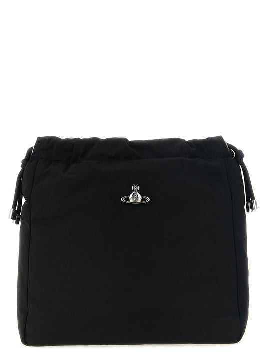 Vivienne Westwood Black Polyester Shoulder Bag