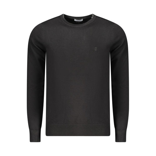 Coveri Moving "Black Viscose Mens Sweater"