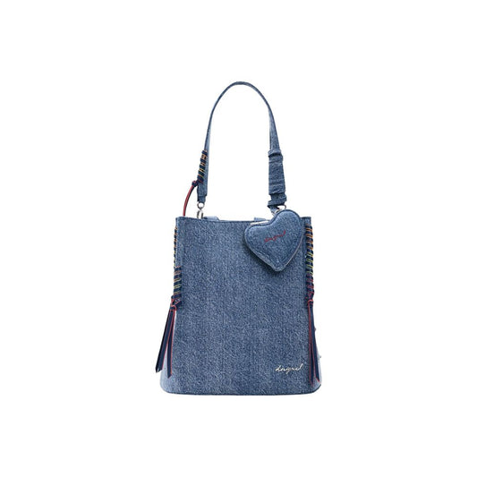 Desigual Blue Cotton Backpack