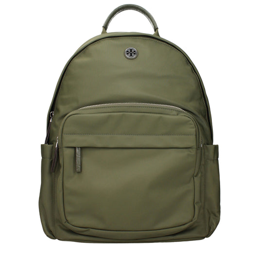 Tory Burch Green Nylon Backpack
