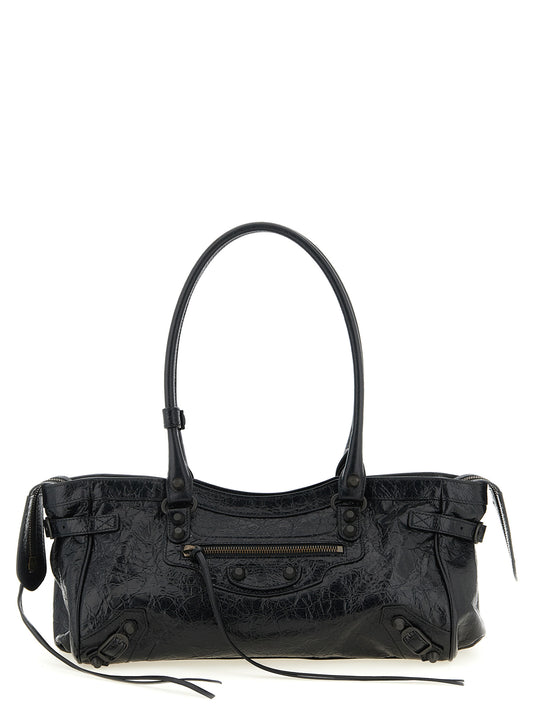 Balenciaga Black Lamb Leather Shoulder Bag