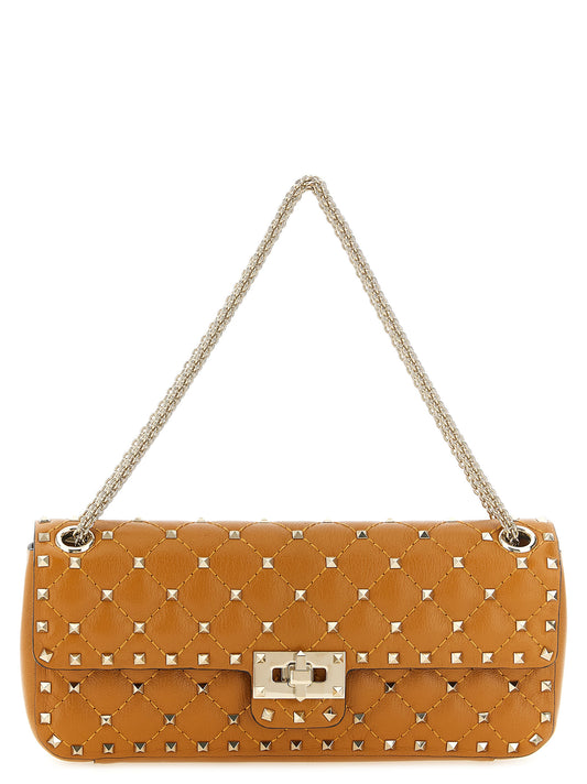 Valentino Garavani Orange Goatskin Shoulder Bag