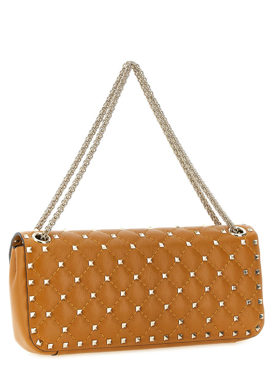 Valentino Garavani Orange Goatskin Shoulder Bag