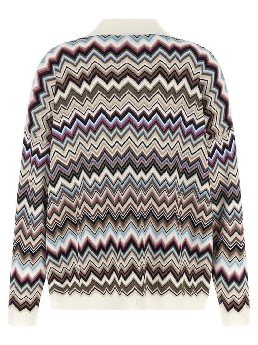 Missoni Multicolor Viscose Polo Shirt