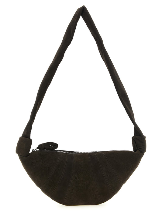 Lemaire Brown Lamb Leather Shoulder Bag