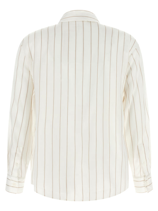 Peserico Beige Lyocell Blouse